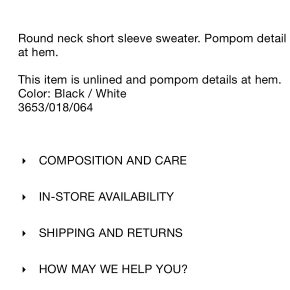 Zara crochet Pom Pom sweater - Picture 6 of 6